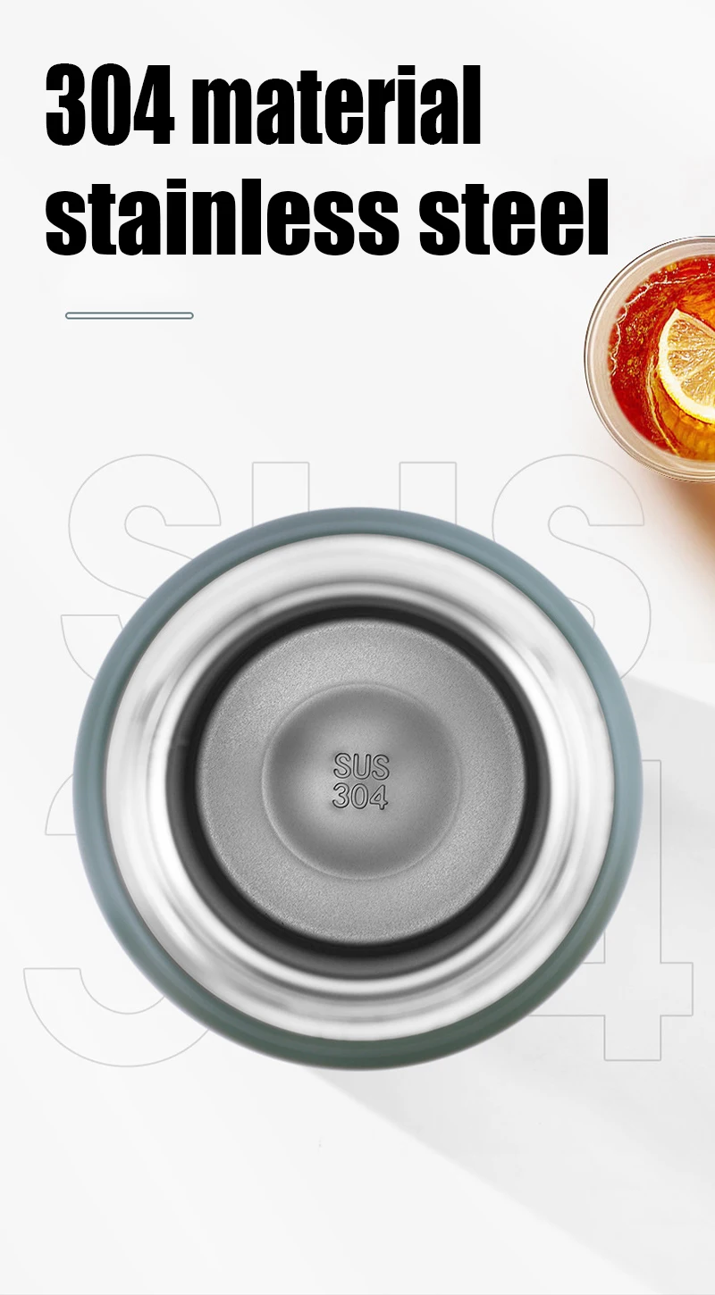 Stainless Steel Large Capacity Thermo Bottle, Portable Cup, Insulated Water Kettle, Vacuum Flask, Travel Cup, 800Ml