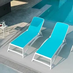 Outdoor Patio Luxury Deck Chair Armrest Furniture Pool Chaise Lounge Beach Chairs Sun Lounger