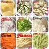 220V/180W Automatic Potato And Radish Slicing Machine Multi-Function And High Efficiency Vegetable Cutter 220 Electric Slicer 2