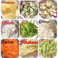 220V/180W Automatic Potato And Radish Slicing Machine Multi-Function And High Efficiency Vegetable Cutter 220 Electric Slicer 2