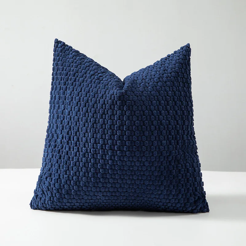 1PC Soft Corduroy Boho Striped Decorative Throw Pillow Cover