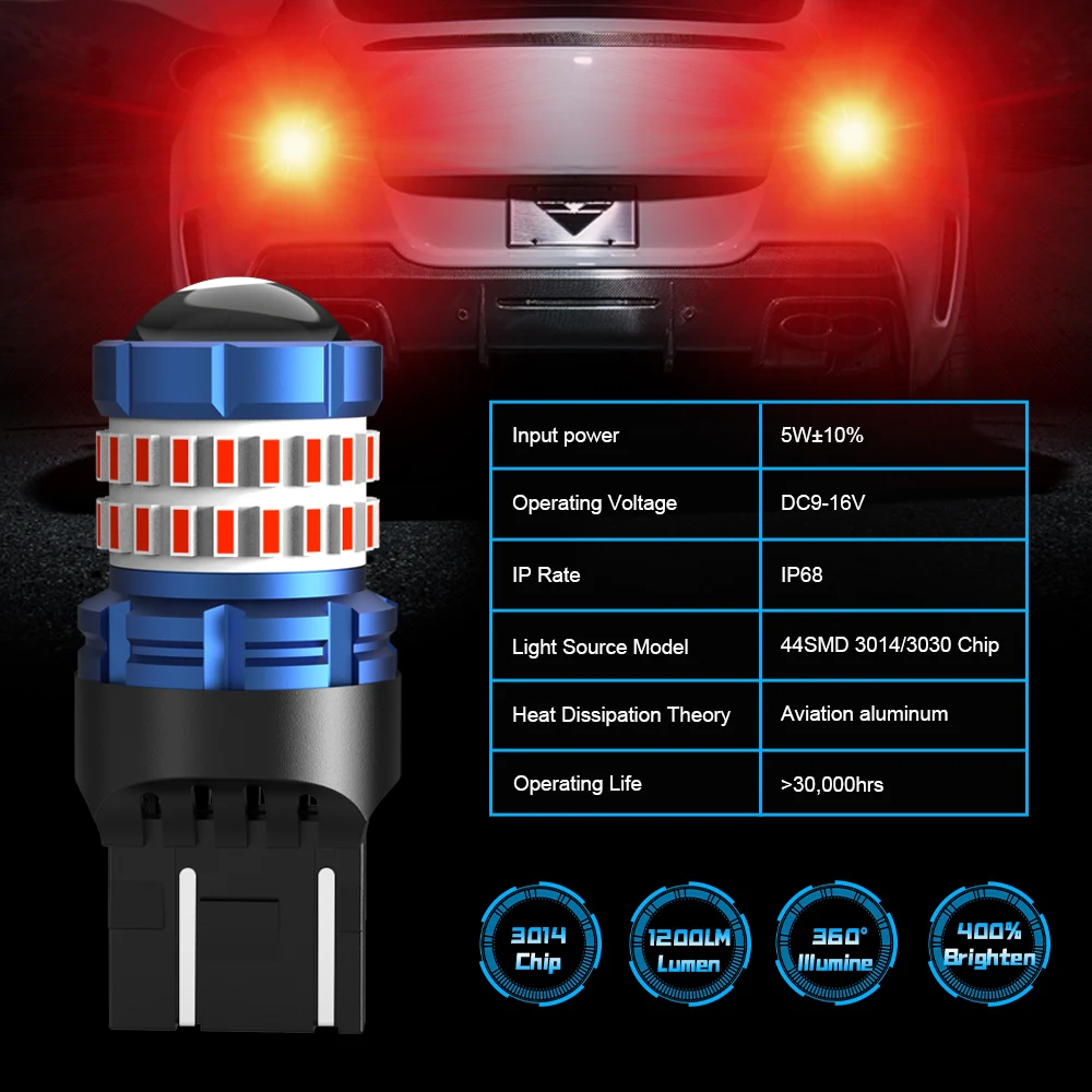 LED 극ũ Ʈ , W21/5W 7443 T20 Canbus,  2 3 5 6 Ǽ RX-8 CX-3 CX-5 CX-7 ̾Ÿ MPV MX-5 ̾Ÿ, 1 