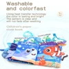 Early Education Toy 3D Cloth Book with Animal Tail Puzzle Learning Cognition Toys for Babies Gift Sensory Touch Soft Busy Book 5