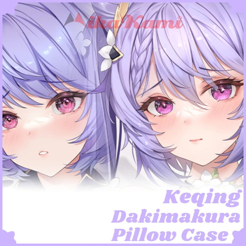 

Игровая Подушка Keqing Dakimakura Genshin, предмет обнимания, наволочка Otaku, Наволочка на все тело, домашнее постельное белье, декоративный подарок