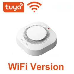 Smart Smoke Detector with 80DB Alarm - WiFi-Enabled Fire Protection (WiFi Version)
