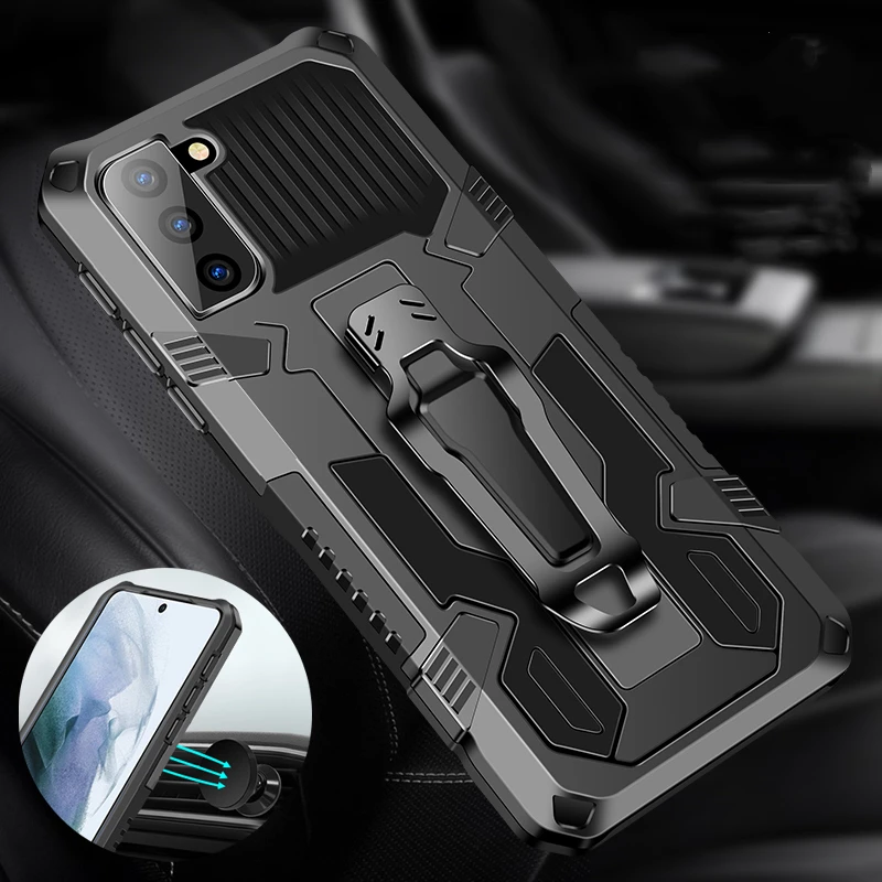 Per Samsung Galaxy J2 Core J4 J6 Plus Custodia Robusta Custodia Ibrida Per Armatura Per Samsung J2 J4 J7 Prime Custodie Per Clip Da Cintura Con Suppor