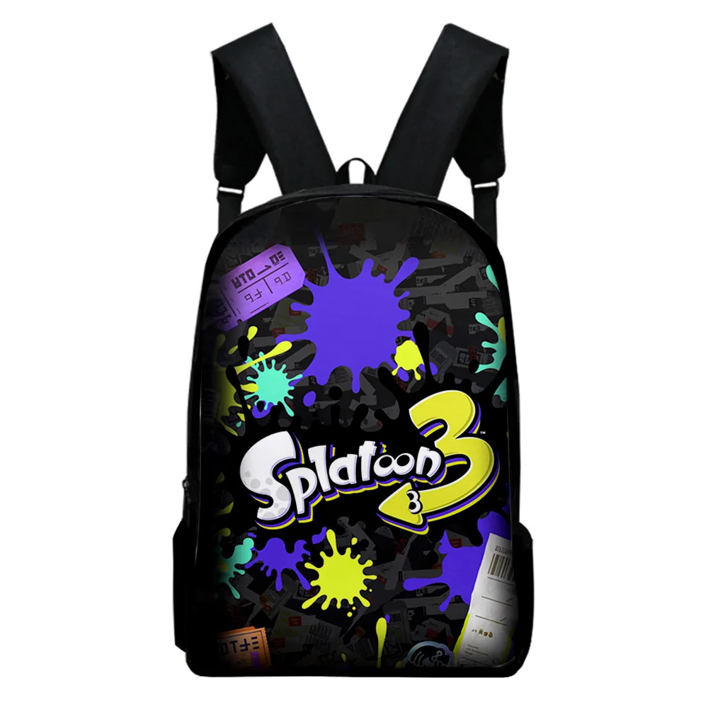 Splatoon3Bag2022NewGameSchoolBagAdultKidsBagsUnisexBackpack