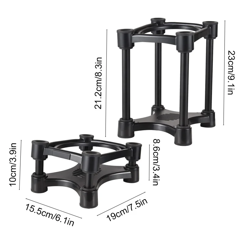 Desktop Speaker Stands Monitor Audio Bracket Shock