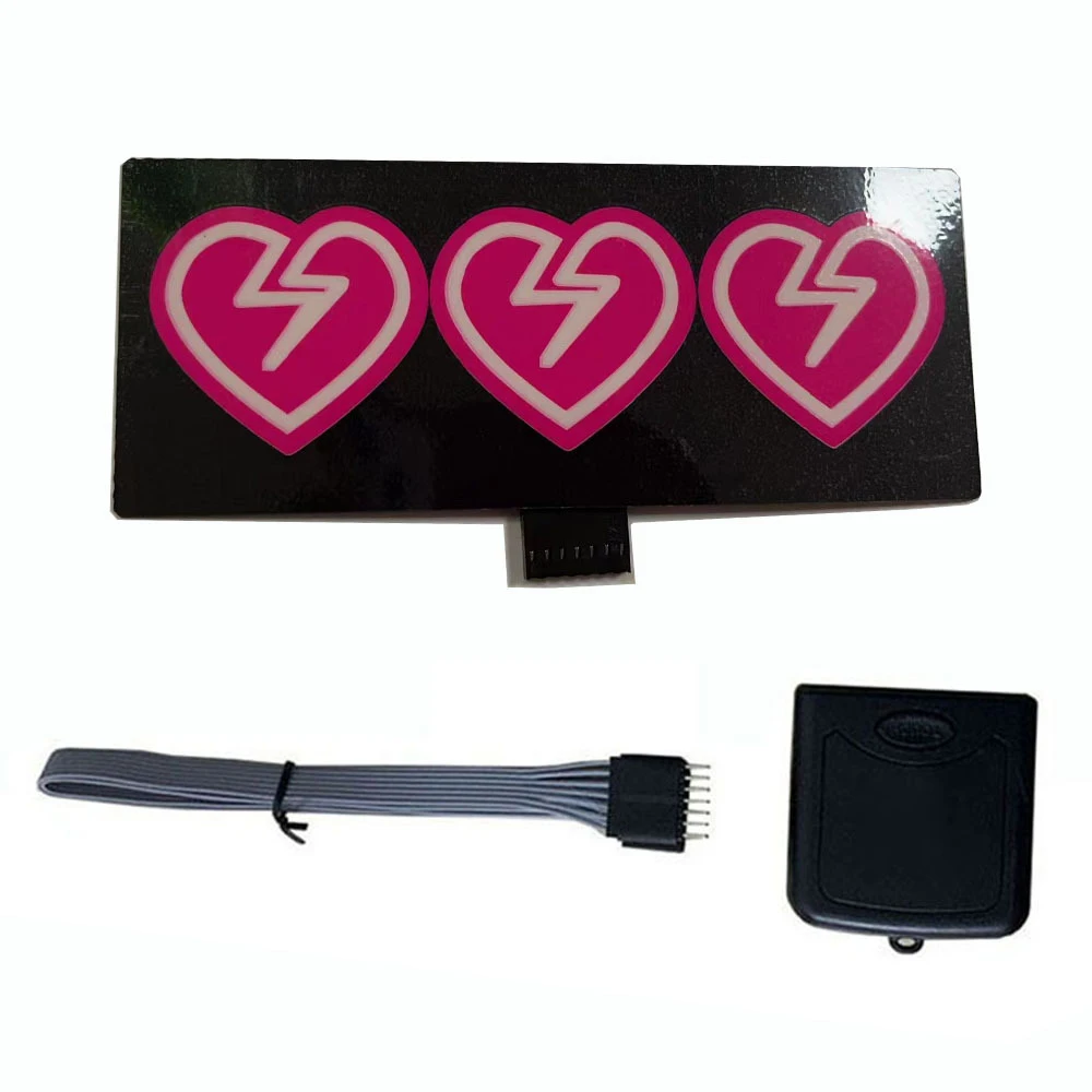 Pegatinas de 5 estrellas para parabrisas de coche, señal de seguridad para motocicleta, decoración, luces LED, para vehículo