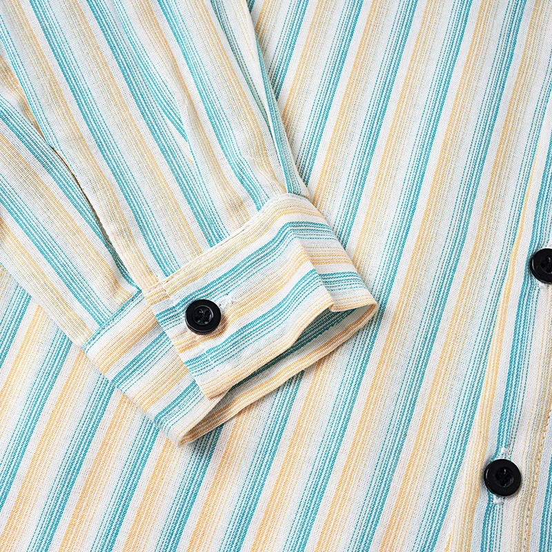 Children's New Spring and Autumn Long-sleeved Shirt Boys Striped Shirts Kids Clothes