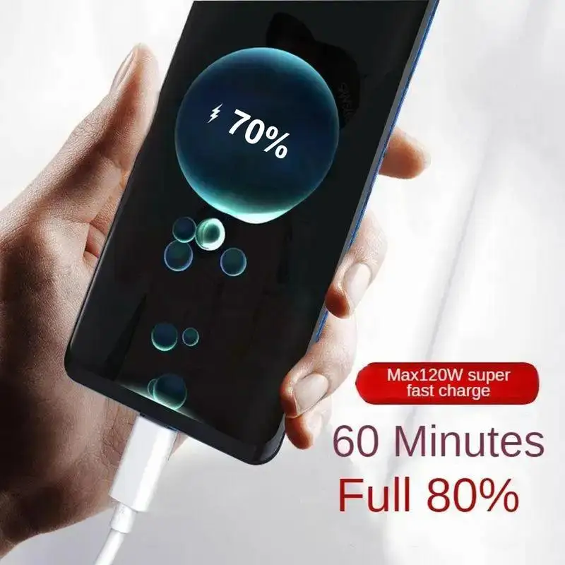 Fast Charger Block, 120W 6A Fast Charging Head For Phone, Charger Adapter With 120W Charging Cable, Electronics Product