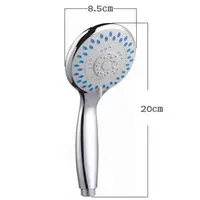 Handheld 5 Mode Shower Head Multi-Function High Pressure Sprayer Bathroom Accessories Water Saving Shower Head Shower Bath Head 2