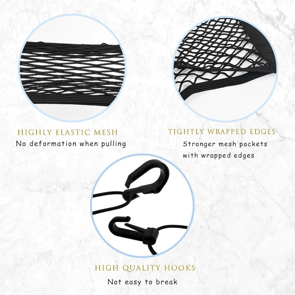 Motorcycle Cargo Net Motorcycle Bungee Net Motorcycle Luggage Net Motorcycle Cargo Nets Double Layer Motorcycle Net Luggage Strap Rack Expansion Organizer Net Pocket