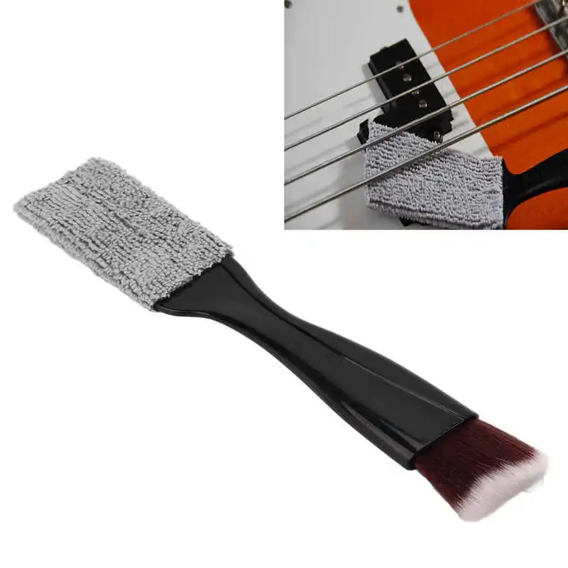 Musical Instrument Cleaning Brush Double End Guitar Cleaning Brush Dust