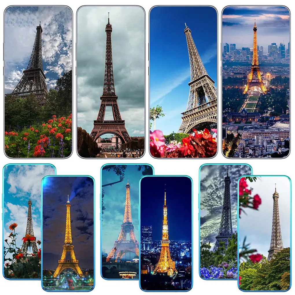 Love Paris Torre Eiffel Cover Per Telefono Rosa Per Motorola Moto E13 E22I E22 G52 G42 G32 G23 G22 Edge 30 Custodia Morbida Ultra Neo Fusion