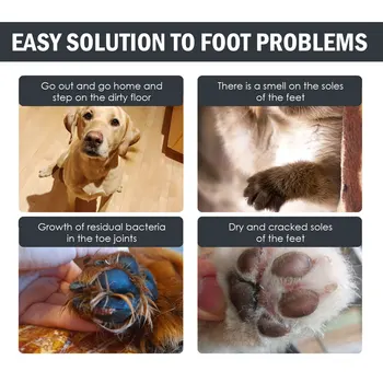 Yegbong Pet Paw Cleaner, Dog Cat Paw Deep Cleansing Foot Pad Care Agent 6