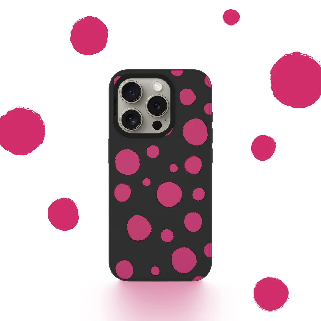 

Creative trend pink pattern is suitable for Apple iPhone15PROMAX mobile phone case all -inclusive anti -fall protective cover