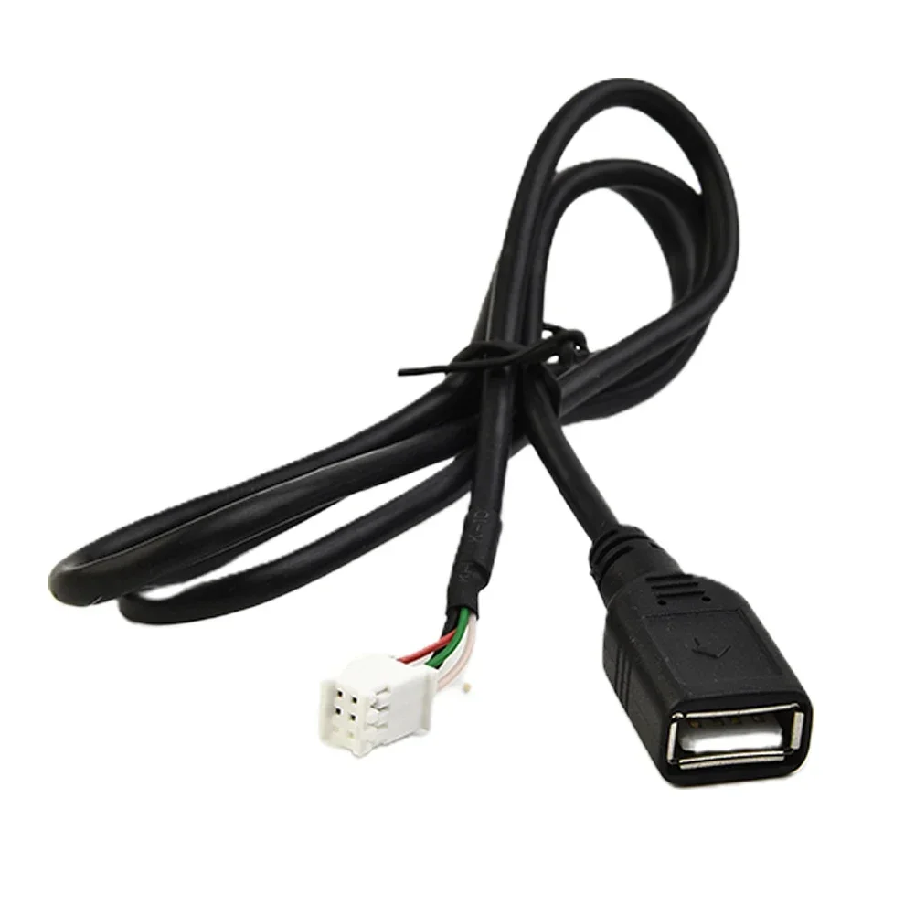 4Pin & 6Pin Connector USB Extension Cable Adapter Interface Cable Adapter Radio Navigation Multimedia Car Player car wire cable adapter