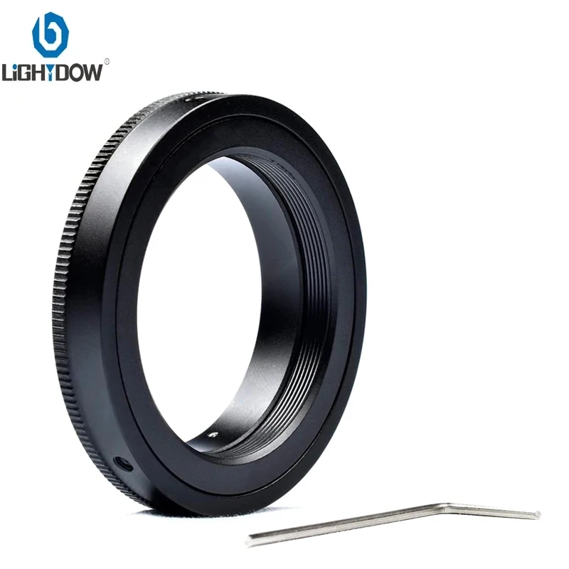 Lightdow T/T2 Mount Lens Adapter Ring for Canon Nikon Sony M43