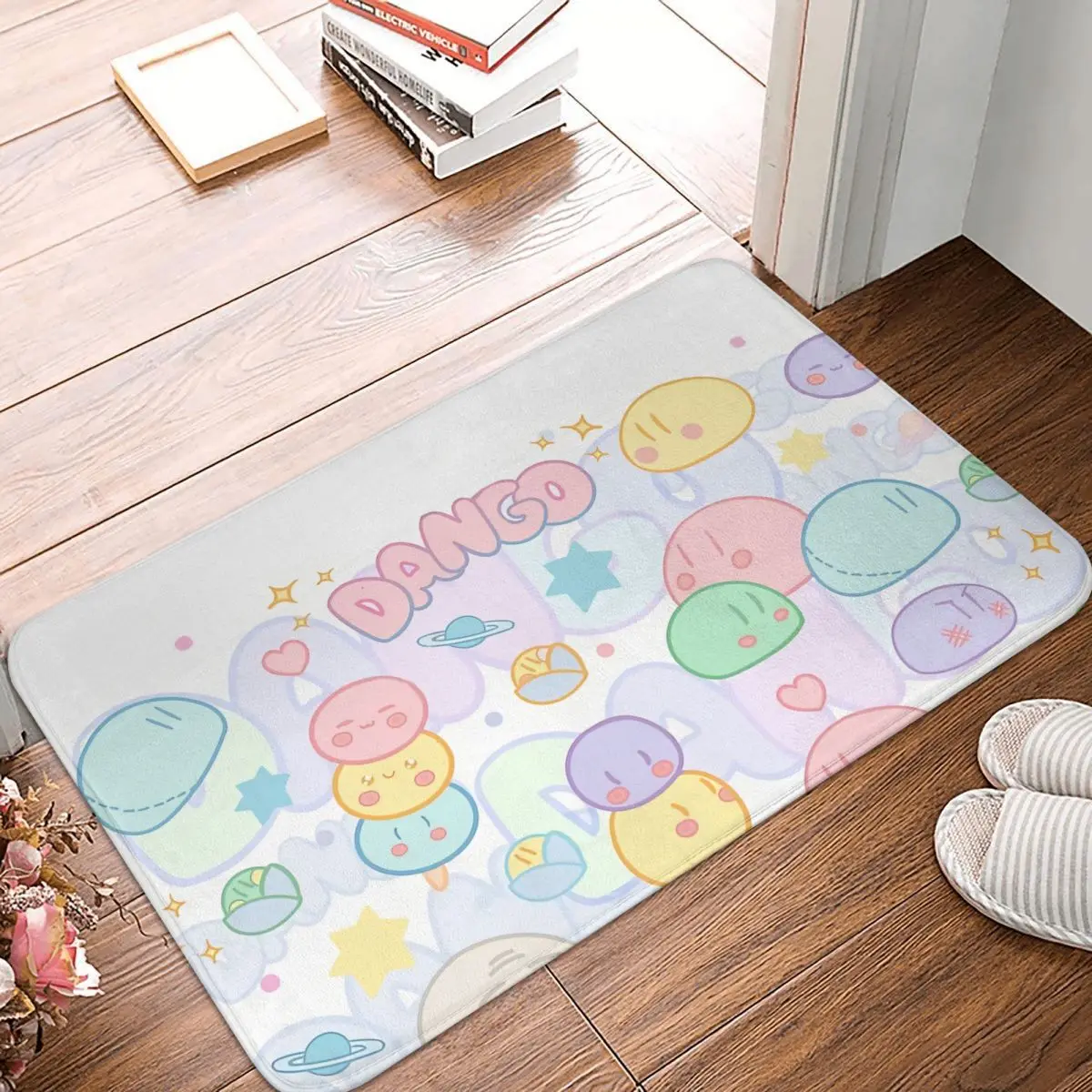 

Bath Non-Slip Carpet Clannad Kawaii Japan Anime Living Room Mat Entrance Door Doormat Floor Decor Rug