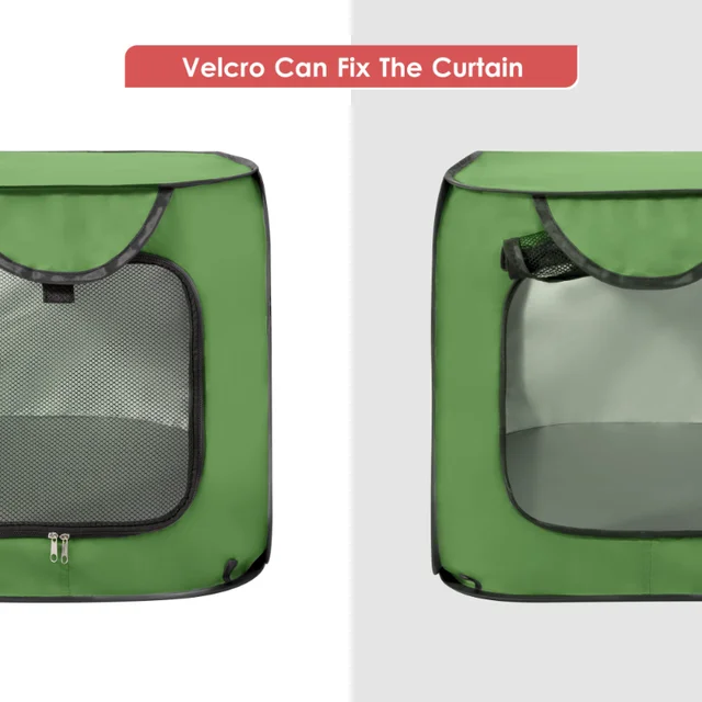 36 inch portable car seat kennel large dog bed pop up kennel cat kennel indoor and outdoor pet crate cat bed 2