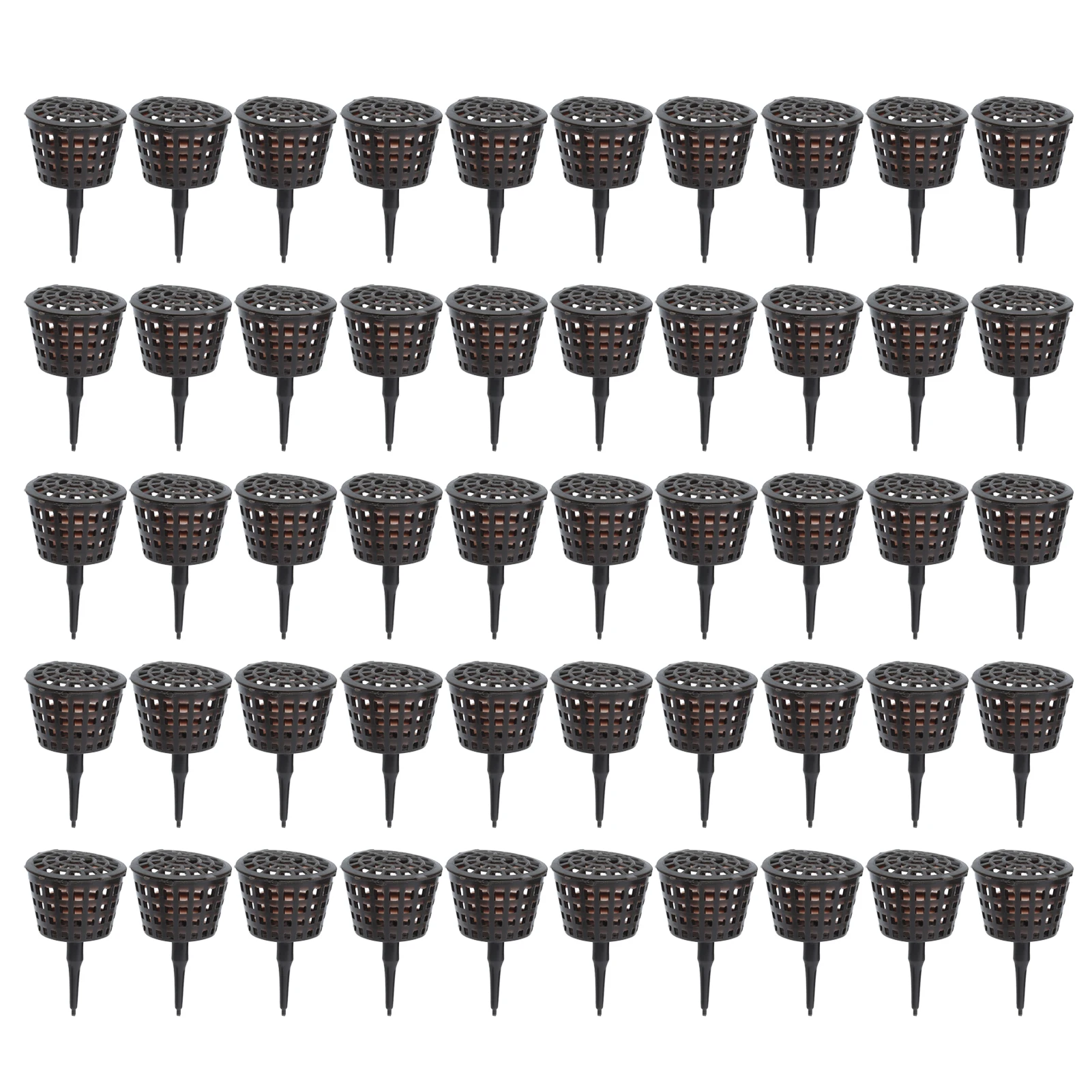 50 قطعة سلة الأسمدة البلاستيك قوي دائم زراعة صندوق الأسمدة للنباتات بوعاء شرفات المنزل حديقة