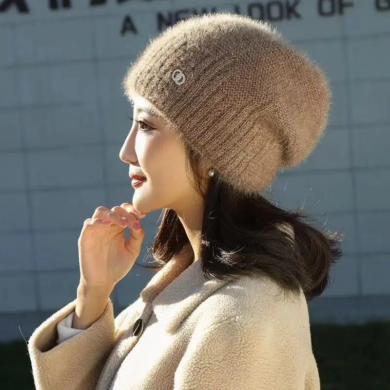 Winter Hat Dui Autumn/Winter Korean Edition Women's Knitted Outdoor Woolen Hat