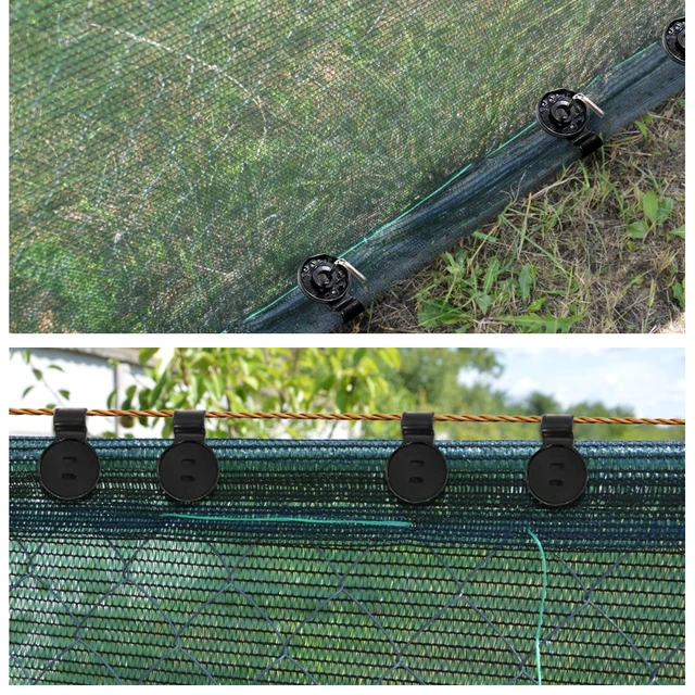 20-50 Százalékos Napsütéses Nettó Műanyag Klipek Üvegházhatású Fóliak Napfényes Ruhák Rögzítése Rögzítő Szorító Kerítés Hálószálak Horog - Image 4