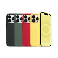 Apple Animation Magsafe Liquid Silicone Magnetic Case For iPhone 13 Pro Max pro Case Wireless Charging Drop Protect Cover 1