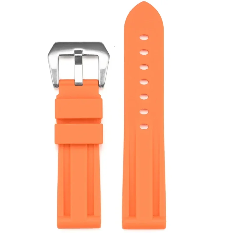Waterproof Silicone Rubber Strap for Men - Sporty Diving Watch Band Accessories