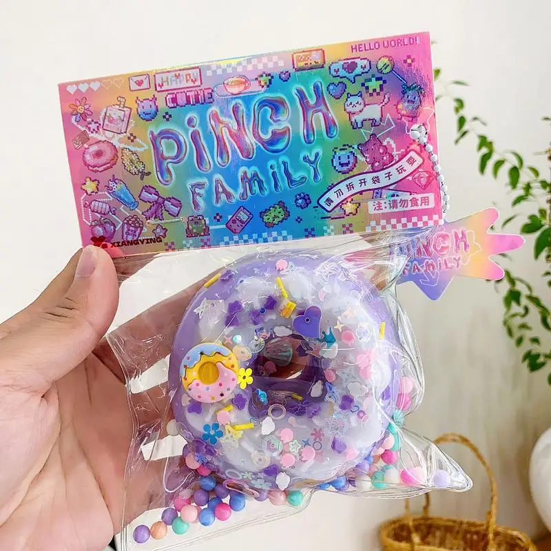 Dessert Squeeze Toy Food Shape Stress Relief Fidget Toys Slow Rising   Donuts Funny Pinch Toys Kids Birthday Christmas Gifts 3