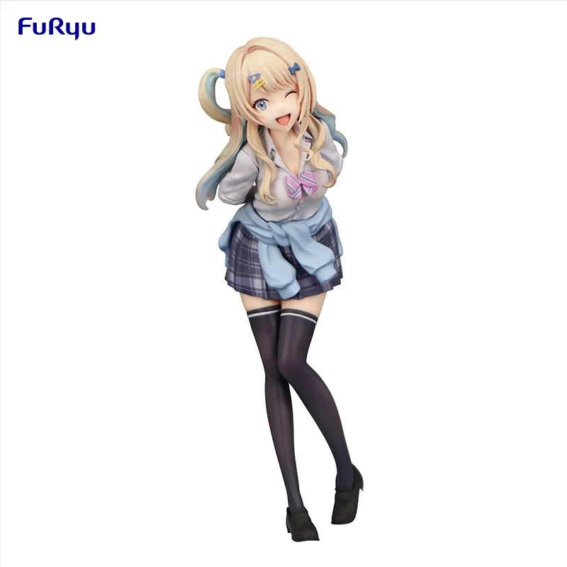 

Original FuRyu Trio-Try-iT You Were Experienced, I Was Not: Our Dating Story Runa Shirakawa PVC 18CM Anime Action Figures Toy