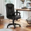 Ergonomic High Back Cushion Lumbar Back Support, Computer Desk Chair, Adjustable Executive Leather Chair, Office Chairs 1