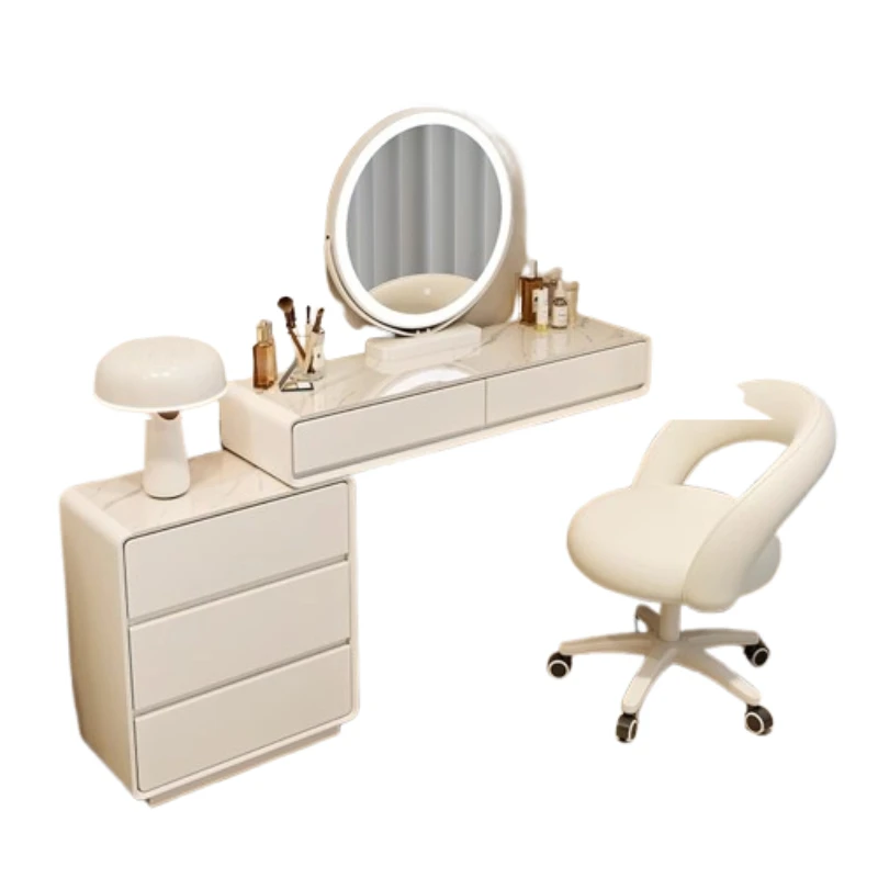 Contenitori per toeletta di design per ragazze Cassetti per trucco Semplice toeletta da scrivania moderna Tocador De Maquillaje Mobili per la casa - immagine 6