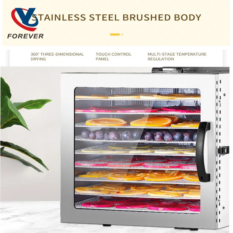 Fruit Dryer Food Household Intelligent Multifunctional Large Capacity Small Bean Dissolving Pet Food Dehydration Drying Machine