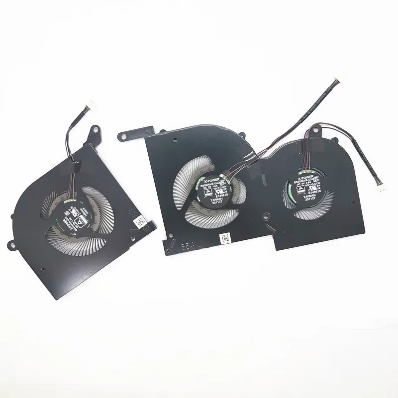Ventilador Cpu Gpu Ventilador de Refrigeração para Msi Gs66 Ws66 Discrição 10sd 10se 10sf 10sfs 10sgs Ms16v1 Bs5005hs-u4q Bs5005hs-u4j 16v1-g-cw Novo