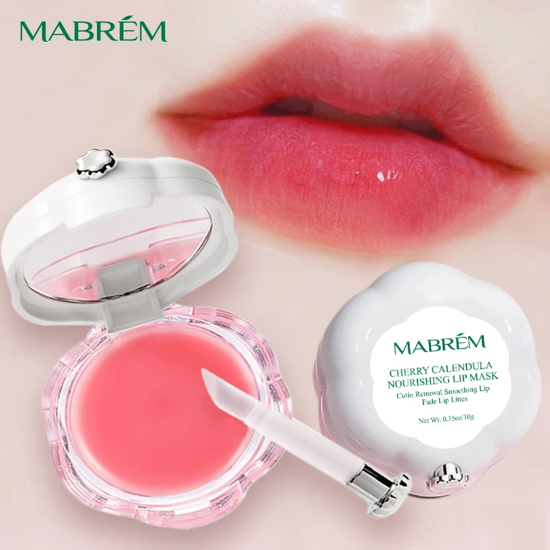 Lip Plumper Night Sleep Maintenance Moisturizing Lip Balm Flavor