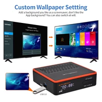 GTMEDIA GT COMBO Android TV BOX Спутниковый ресивер DVB-S2X/S2/S DVB-T/T2/C 4K UHD HDR 10 H.265 2 ГБ + 16 ГБ WIFI 5G 2,4G Поддержка Mars — изображение 6