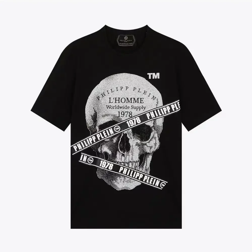 Y2k Top Brand Letter Printing T-shirt Summer Cotton Short Sleeve Tee Men's Women's Fashion Round Neck Top Kids Clothing