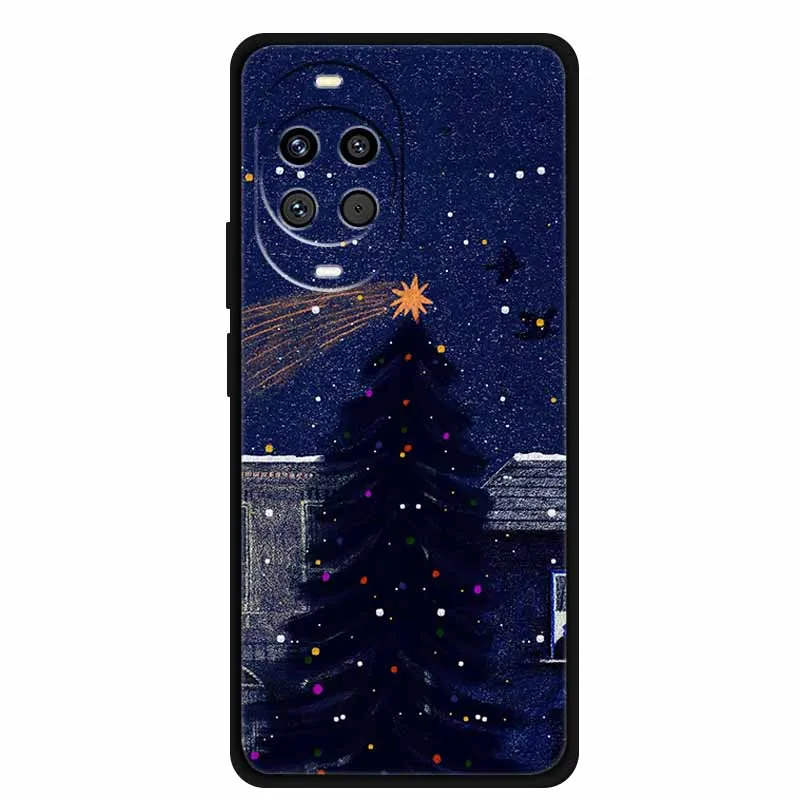 Festive Cartoon Christmas Soft TPU Phone Case - Fun & Durable Bumper Cover