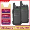 2PCS Mini Walkie Talkie Baofeng BF-T20 PortableTwo Way Radio Charging USB VOX For BF-C9 BF-888S KD-C1 for Station Hotel Hunting 1