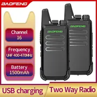 2PCS Mini Walkie Talkie Baofeng BF-T20 PortableTwo Way Radio Charging USB VOX For BF-C9 BF-888S KD-C1 for Station Hotel Hunting 1