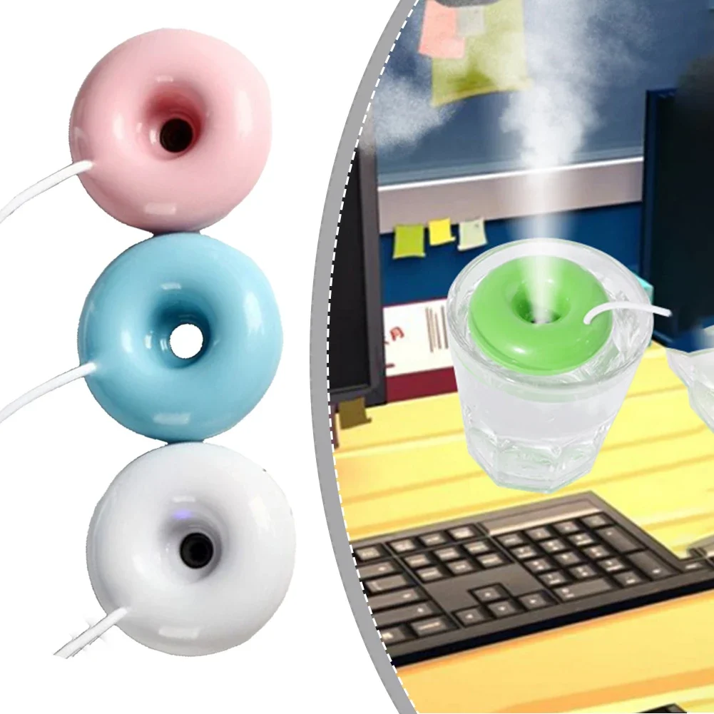 Home Purifier Donut Humidifier Usb Office Desktop Mini Humidifier Portable Energy-saving Air Conditioner Furnace Split Systems