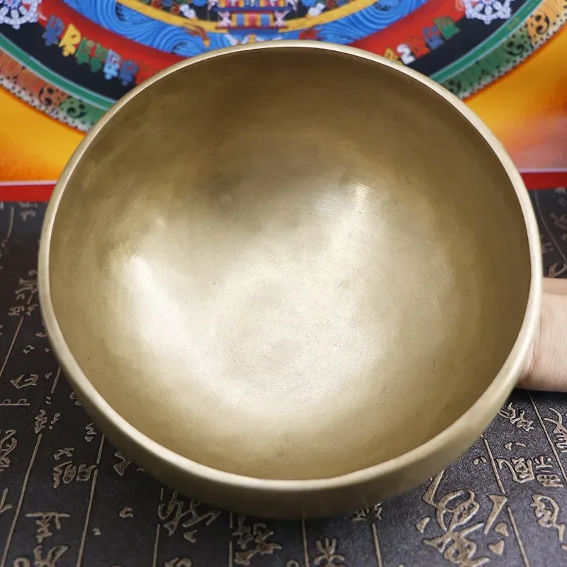 

Handmade Tibetan Singing Bowl Yoga Sound Healing Therapy Percussion Instruments Nepal Singing Bowls Meditation Massage Accessory