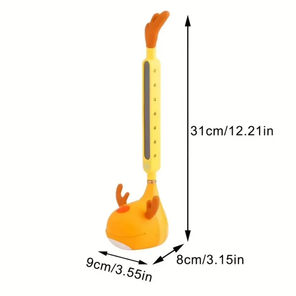 Electronic Erhu Otamatone Electronic Musical Instrument Portable Synthesizer Electric Tadpole Mini Guitar Erhu Funny Toys