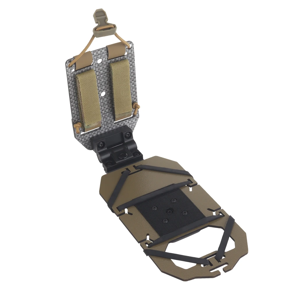 MOLLE folding navigation board, 90° rotating navigation adapter, hunting map package management panel. mobile phone holder 5