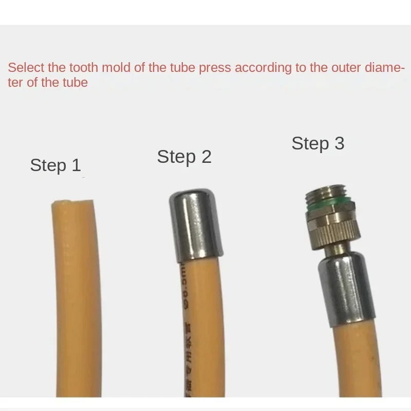 Pipe Pressing Machine Pipe Locking Machine Manual Hydraulic Tubing Clamping Machine Spraying Machine Sprayer Lock Pipe 4