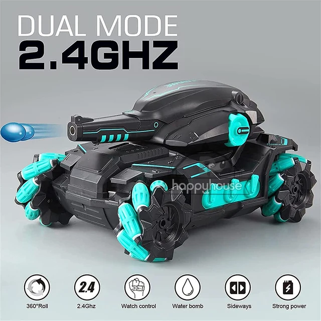Remote Control Tank for Children Water Bomb Tank Toy Electric Gesture Remote Control Car RC Tank multiplayer RC Car for Boy Kids 3