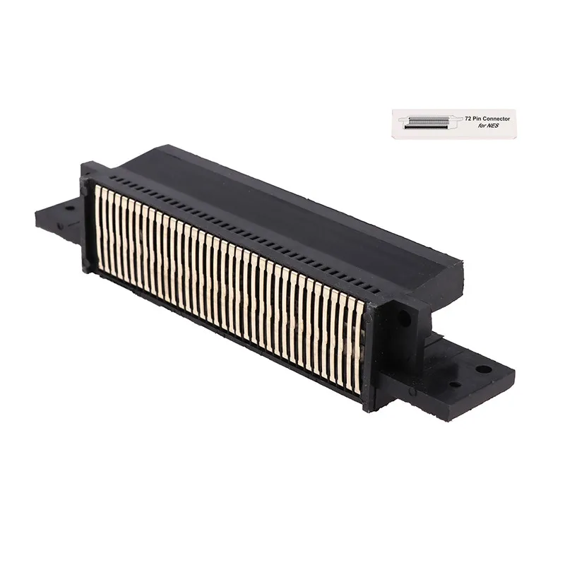 1Pc Adattatore Connettore A 72 Pin Ad Alta Precisione Duro E Durevole Per Connettore A 72 Pin Della Parte Di Ricambio Del Gioco Nintendo Nes