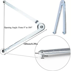 Universal Adjustable Angle Grinder Pin Wrench for Round Nuts (4mm/0.15in) (1PC)